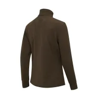 HP Logo Woman's Full Zip Fleece - Brown Bark