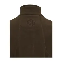 HP Logo Woman's Full Zip Fleece - Brown Bark