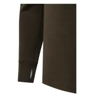Glider Merino Half Zip Sweater - Brown Bark