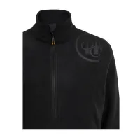 HP Logo Woman's Full Zip Fleece - Black