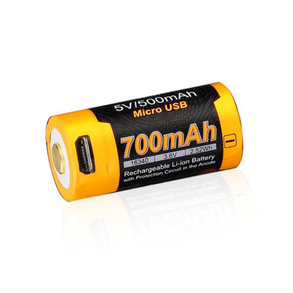 FENIX RCR123A USB rechargeable battery
