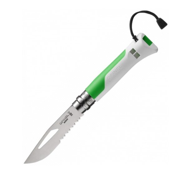 Opinel VRI N°08 Inox Outdoor Fluo Green knife 002319
