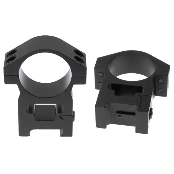 BAUER Mounting Kit d=30 mm, High (Height=24,5mm, for Weaver, Stop-Pin, aluminium)