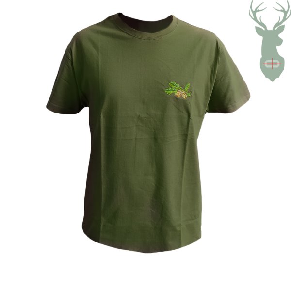 Short sleeve T-shirt - acorn pattern