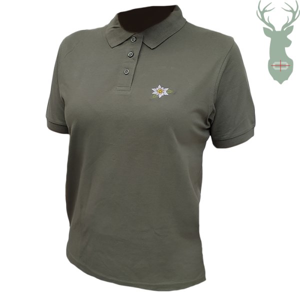 Ladies polo shirt - Tatra flower