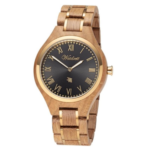Men's wooden watch Barrique Noir