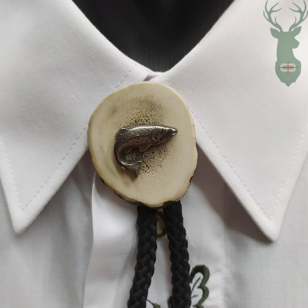 Hunting tie Bolo - Trout