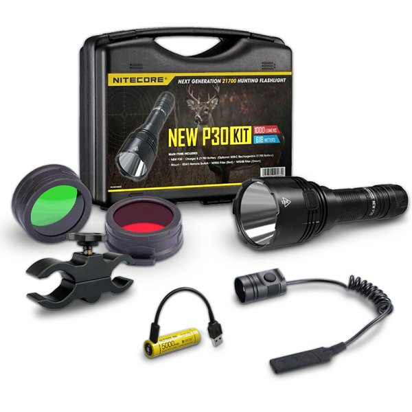 NITECORE P30 New Hunting Set TX 11001 flashlight set