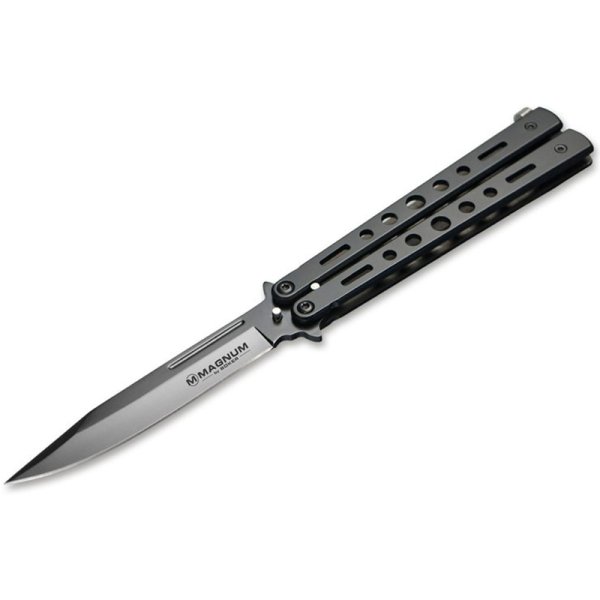 Magnum - Bali Song All Black butterfly knife 06EX402