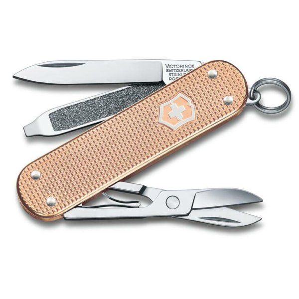 VICTORINOX 0.6221.202G Classic SD Alox Fresh Peach knife