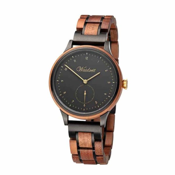 Wooden Watches Ladies Cherry Black