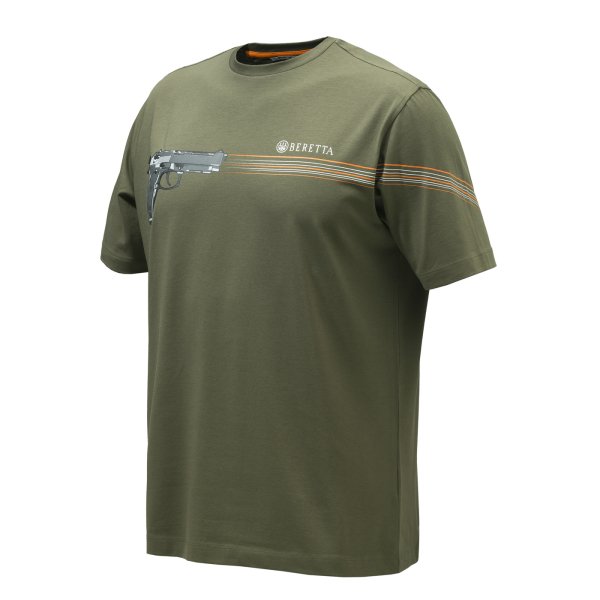 "92" T-shirt Green Stone