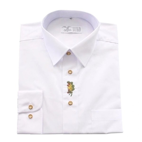 LUKO men's suit shirt with embroidery 112133
