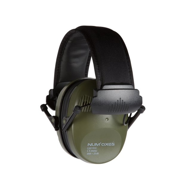 NUM´AXES CAS1034b - Electronic headphones green