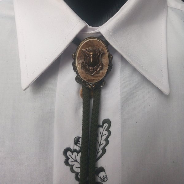 Hunting tie Bolo - Wild boar I