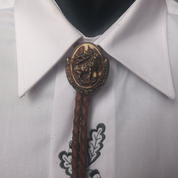 Hunting tie Bolo - Exclusive Deer XII