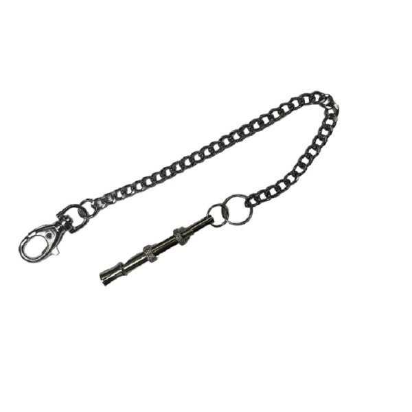 High frequency dog whistle with chain