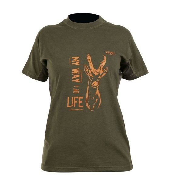 BRANDED T-SHIRT Roe Deer - Srnec women's t-shirt