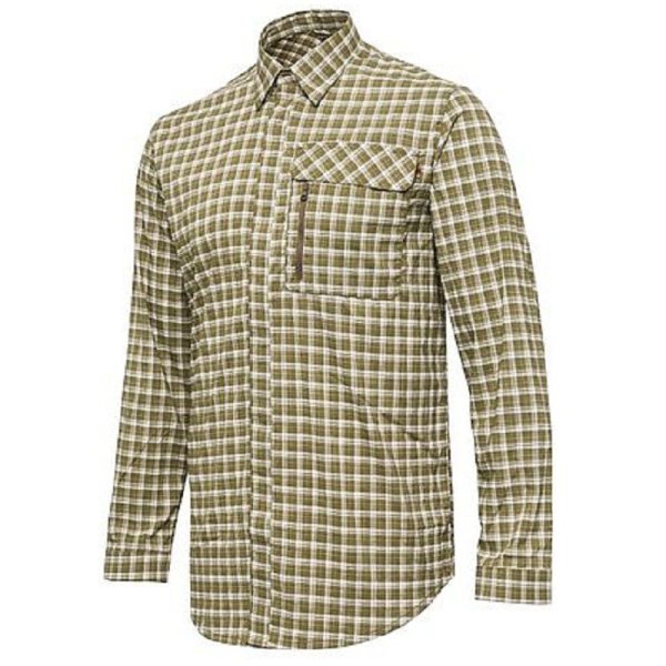 Lightweight Shirt - White &amp; Green Check