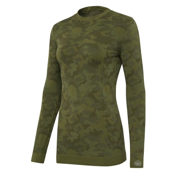 LeSaut Woman's vest - Green Camouflage