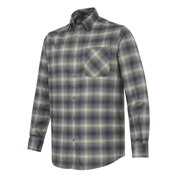 Jargo Stretch Shirt - Sage Green Check