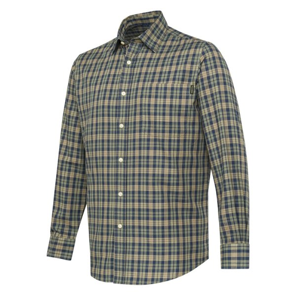 Bryggen Shirt - Blue &amp; Sand Check