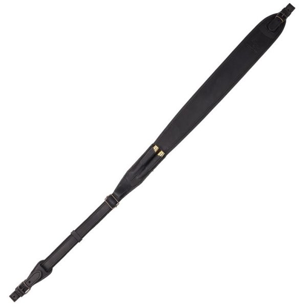 2wolfs MOOSE - Rifle shoulder strap with ammo carrier - black
