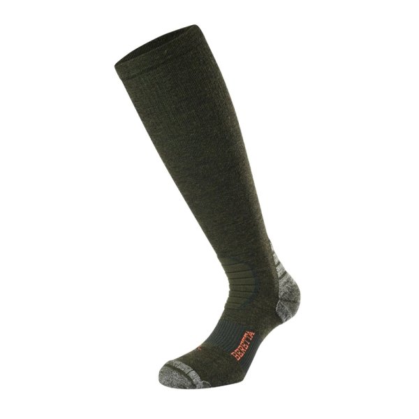 Merino Performance Long Socks - Green Moss