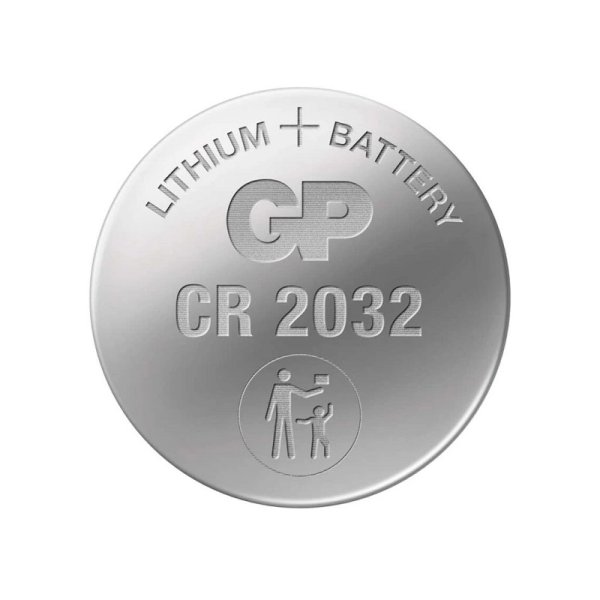 GP Lithium button cell battery CR2032
