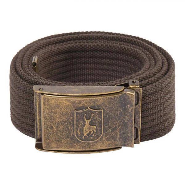 DEERHUNTER Canvas Belt Otter Brown
