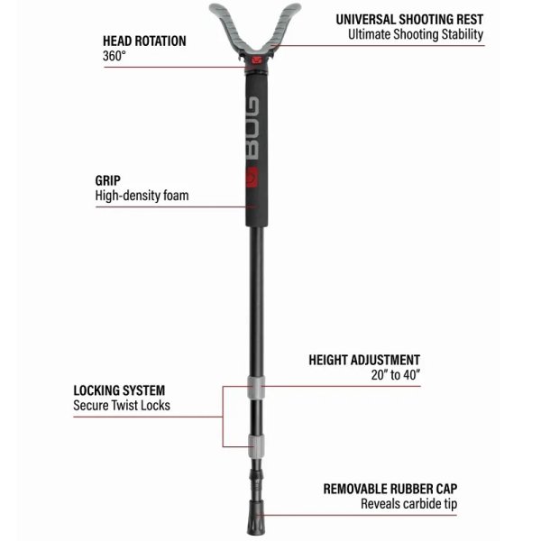 BOG Shooting support HAVOC SHOOTING STICK MONOPOD