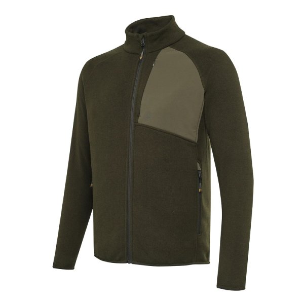 Abisko Full Zip Fleece Sweatshirt - Green Moss