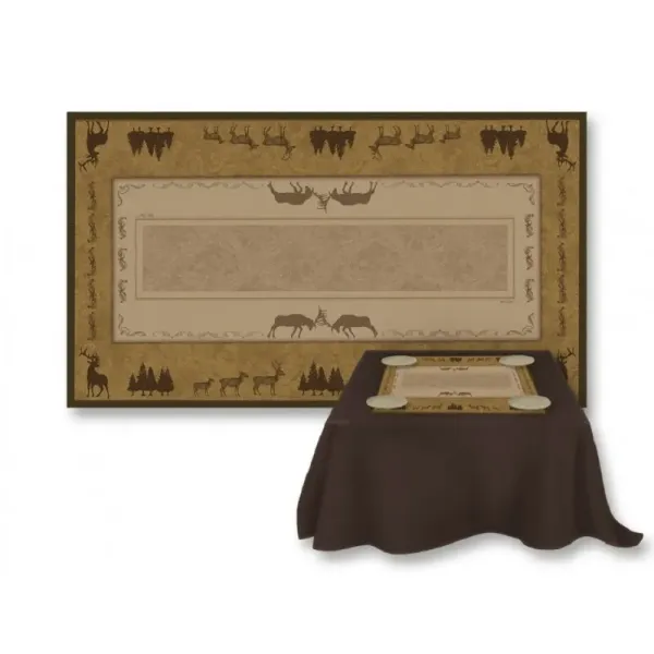 Tablecloth Hubert 70x39 cm - brown