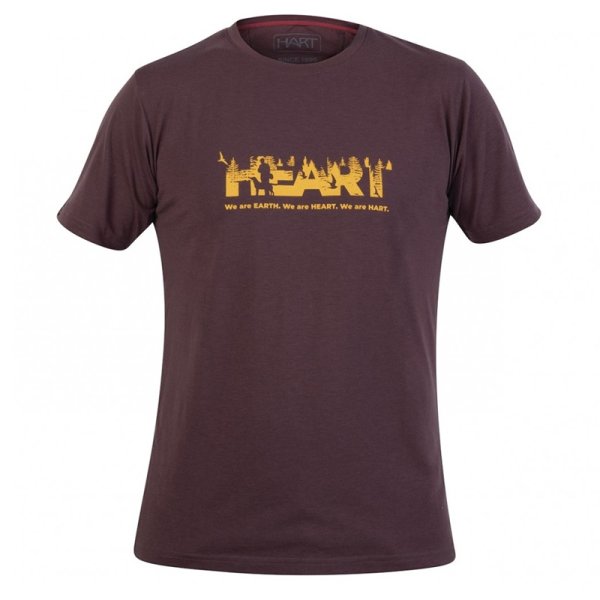 HEART-TS T-shirt Dark Garnet