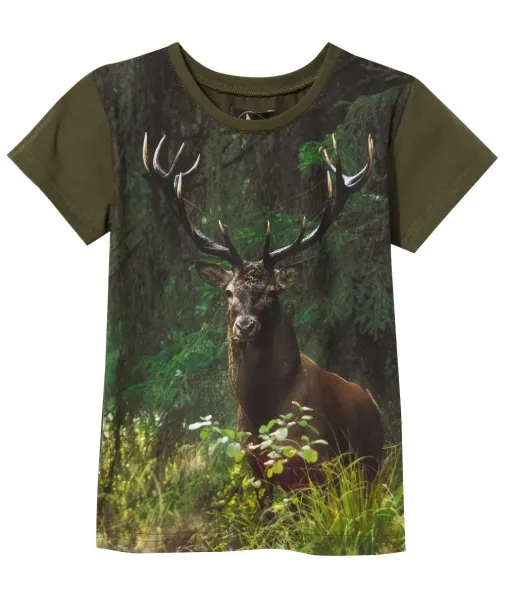 WADERA - T-shirt with pattern - Deer II