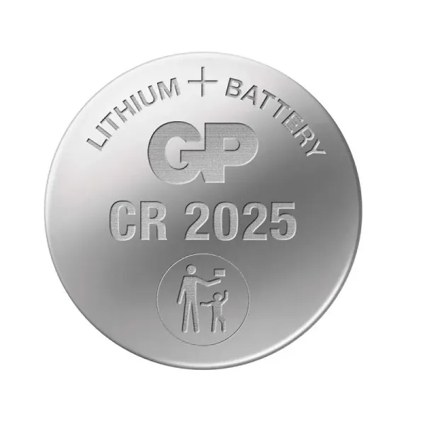 GP Lithium button cell battery CR2025