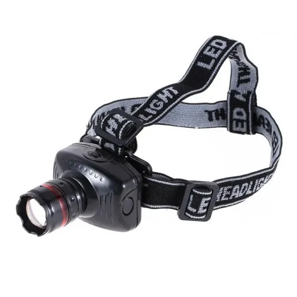LED headlamp ZOOM black