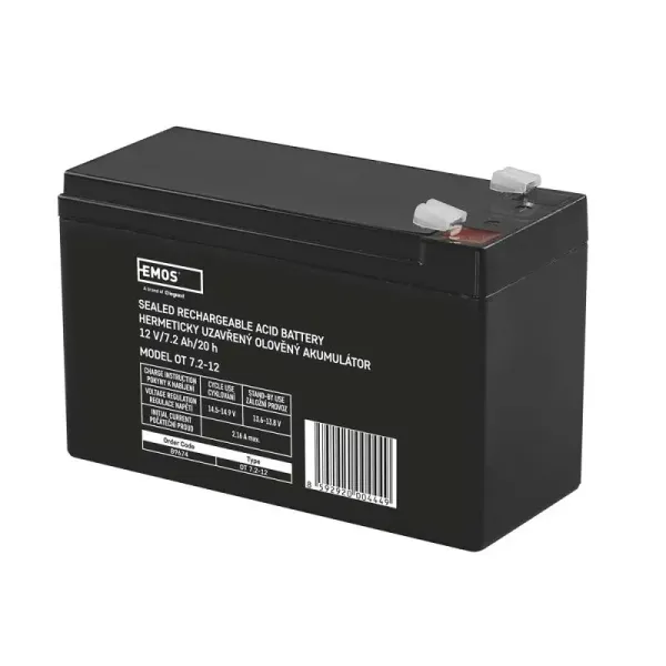 EMOS - Replacement battery 12V/7,2Ah/20h B9654