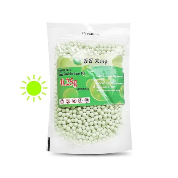BB King Tracer Luminous Airsoft BBs 0.25g, 2000pcs, cal. 6mm
