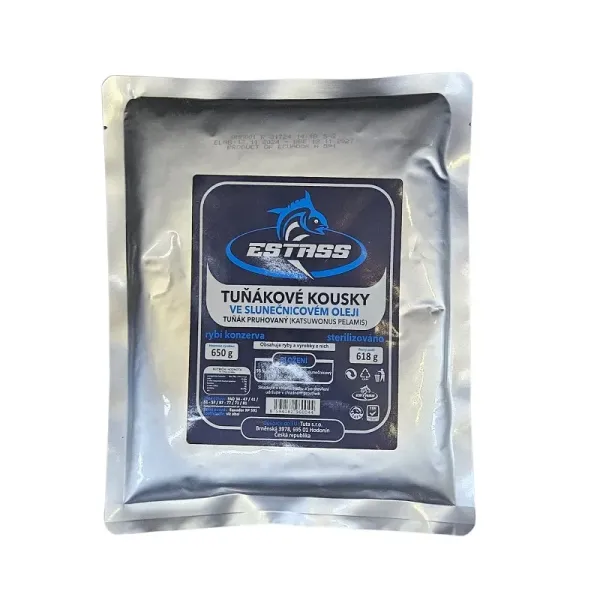 Estass Tuna pieces in sunflower oil 650g