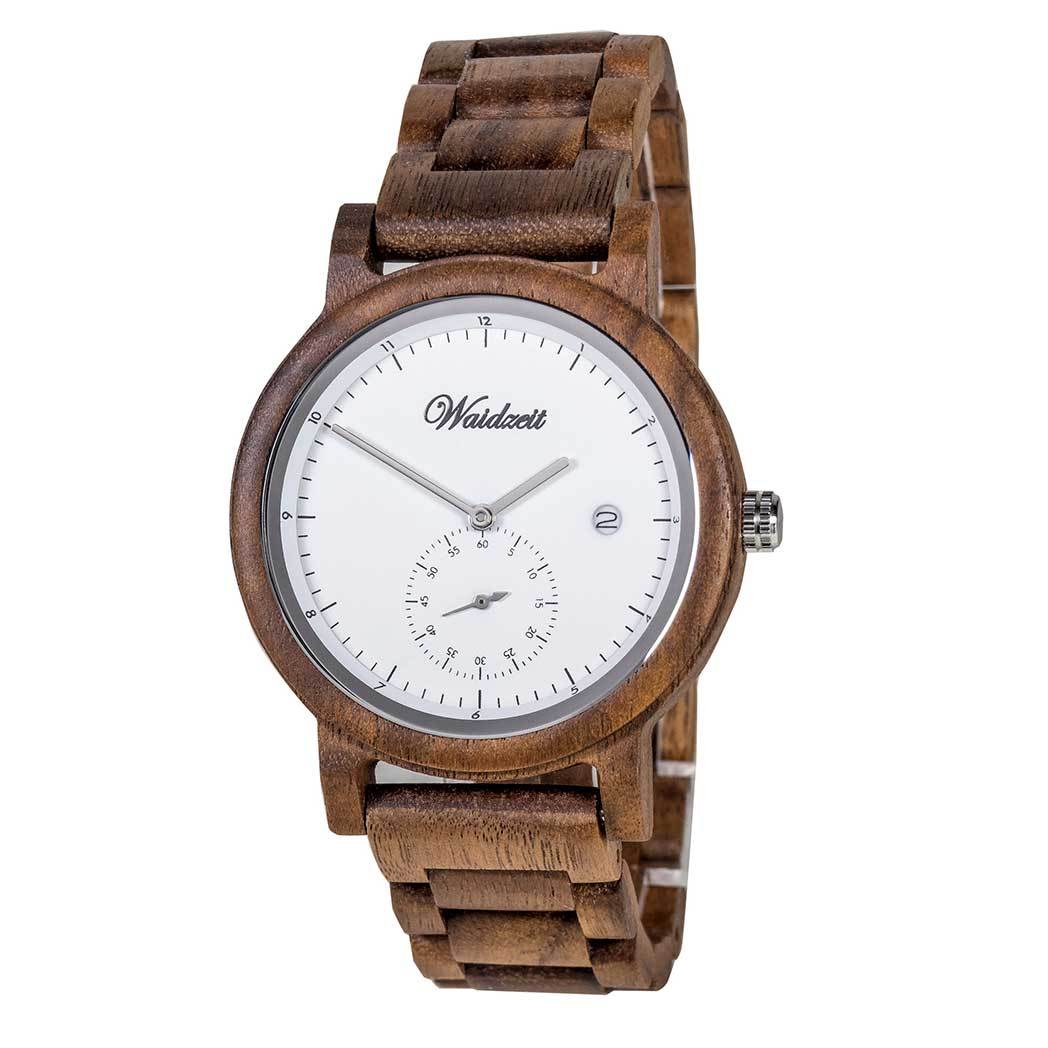 Maximilian White Wooden Watch