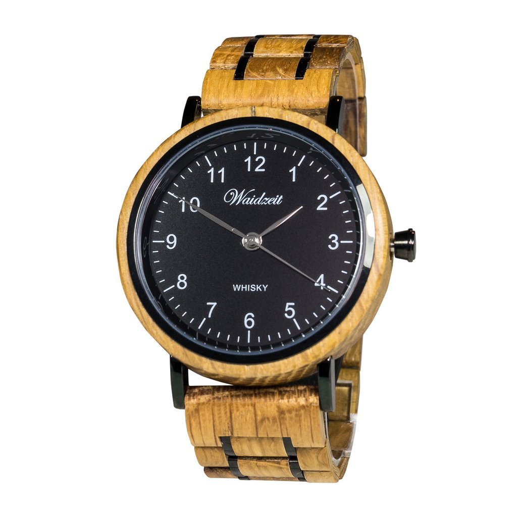 Whiskey "Black" wooden watch