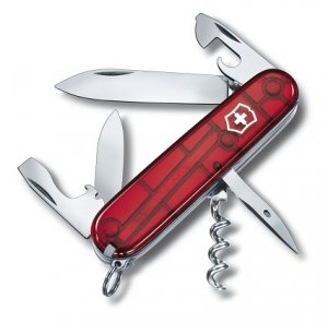 Victorinox Spartan transparent red knife 1.3603.T