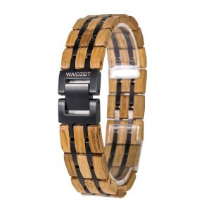 Wooden bracelet DUO Element Whisky