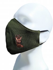 Embroidered drape - deer