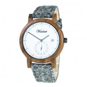 Maximilian Loden White Wooden Watch