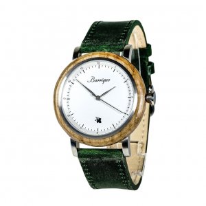 Grapevine Men's Green Wooden Watch