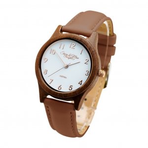Sissy brown wooden watch