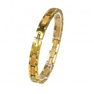 Element Gold wooden bracelet