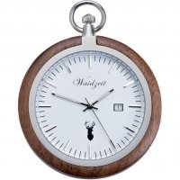 Waidzeit pocket watch Walnut